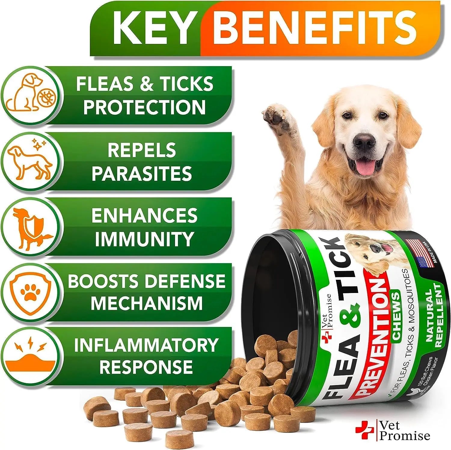 Flea and tick capsules for dogs - Nimitry